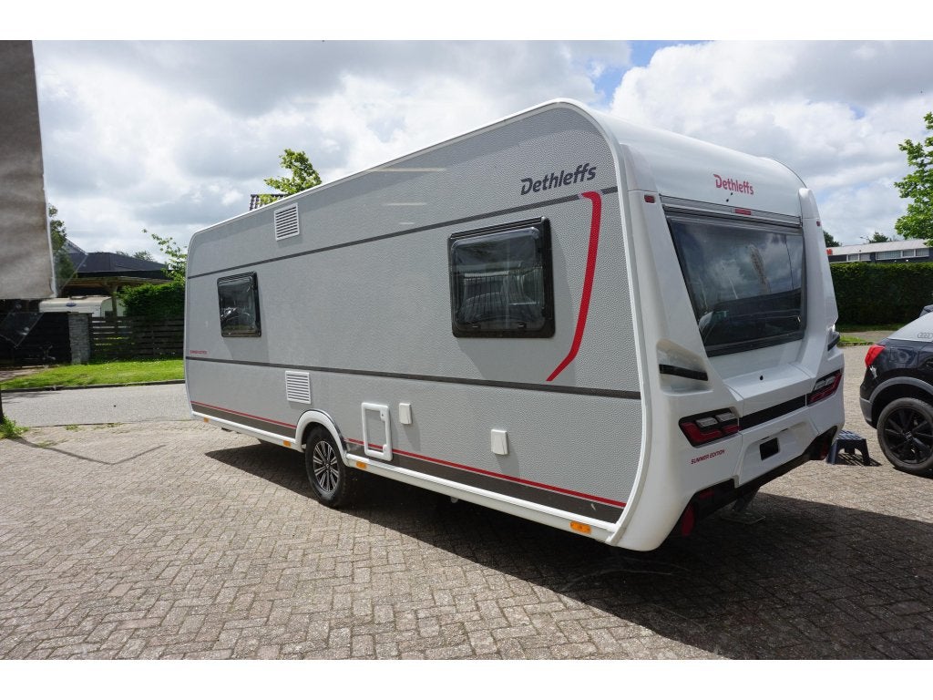 Dethleffs Summer Edition Queensbed,voorraam,vloerv, Caravans en Kamperen, Rondzit, Schokbreker, Bedrijf, Overige typen