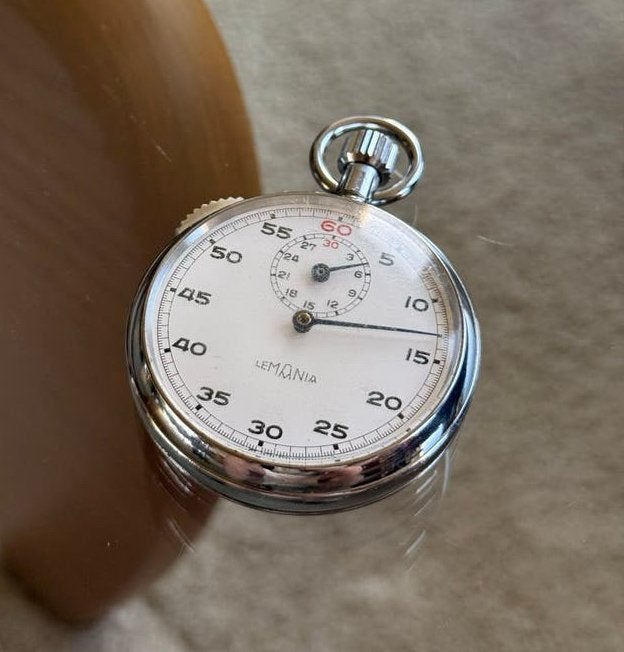 Vintage Lemania - Stopwatch, Overige merken, Zakhorloge, Staal, 1960 of later