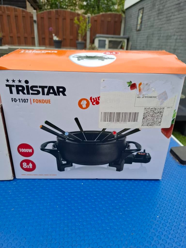 Tristar Fun Cooking Set: Fondue, Chocoladefontein & BBQ, Witgoed en Apparatuur, Fonduesets, Nieuw, Fondueset, Elektrisch, Ophalen