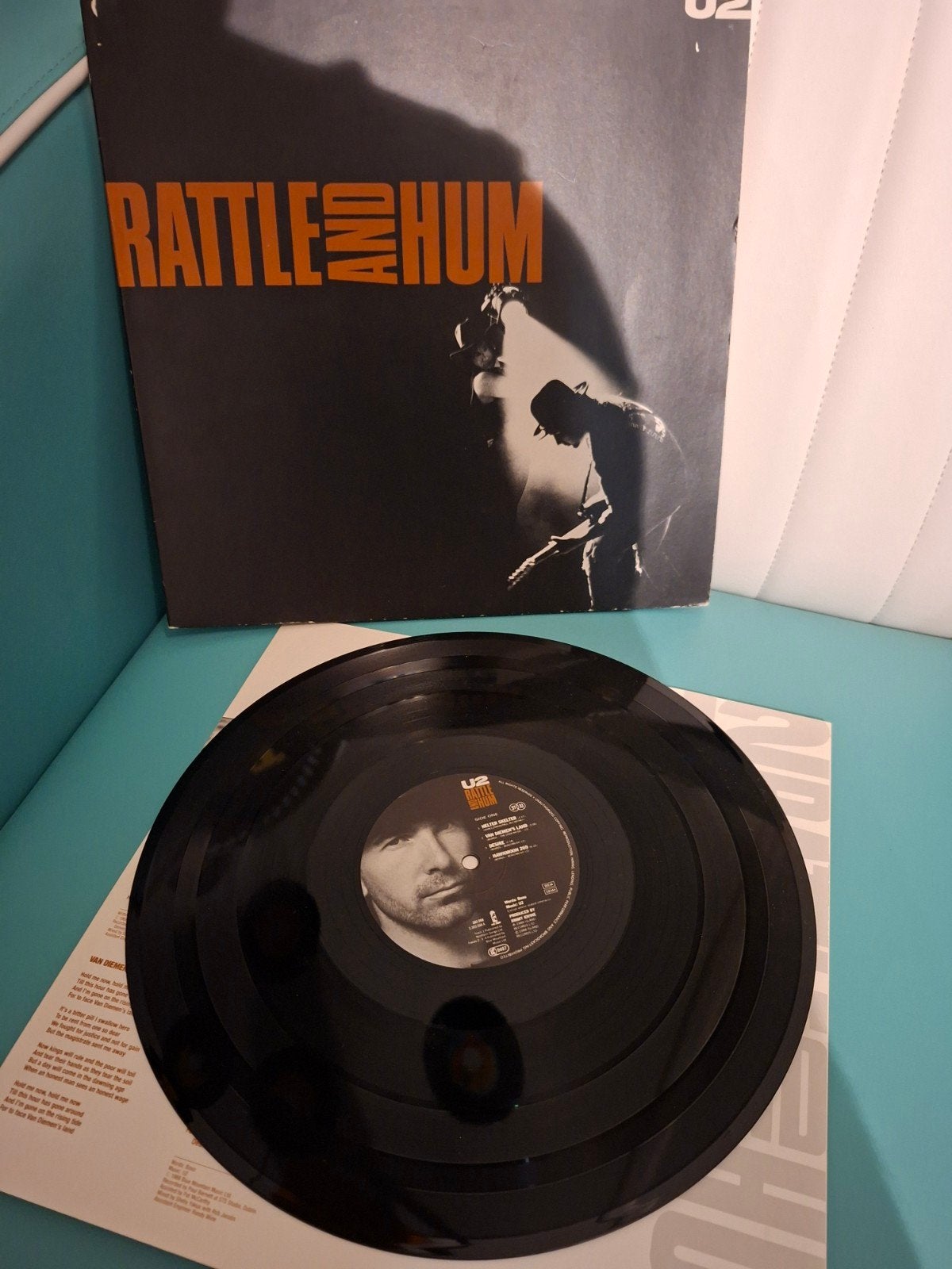U2 - Rattle and Hum dubbel LP vinyl  1988, Fotohoes, Overige formaten, 1980 - 1989, Ophalen of Verzenden