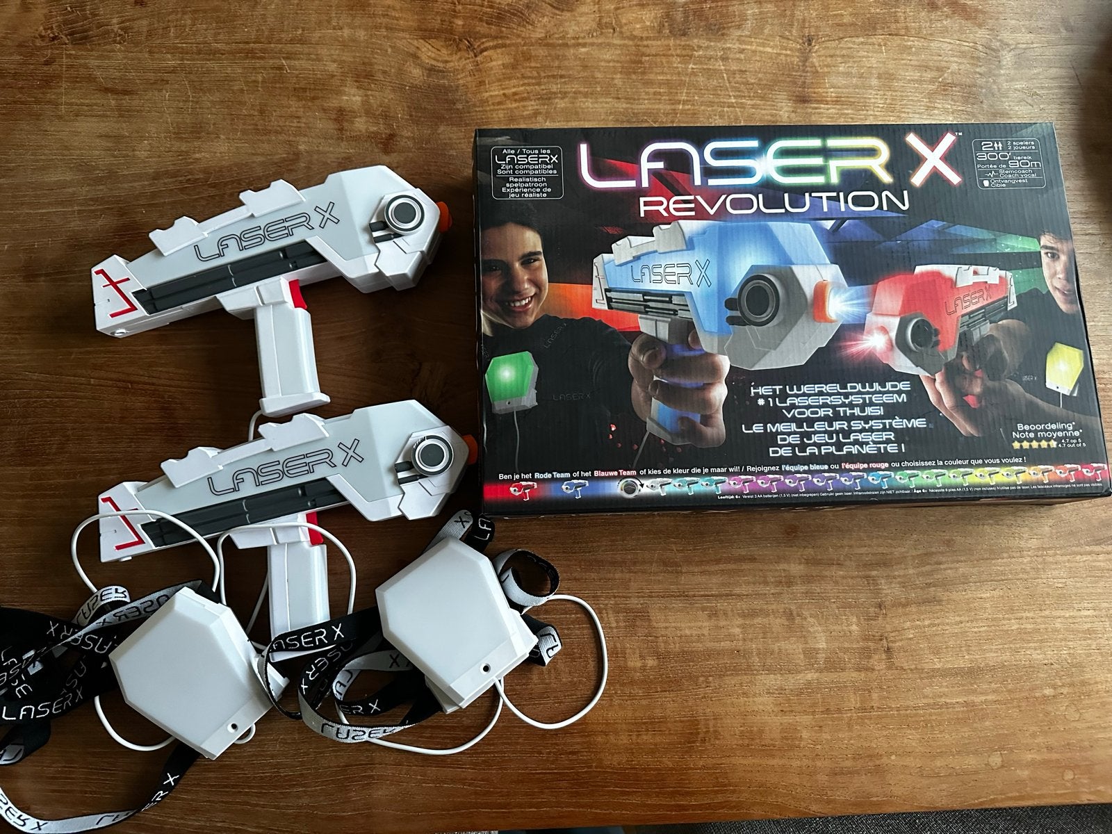 Laser X Revolution Lasergame Set - Compleet met Doos en Boek, Kinderen en Baby's, Speelgoed | Buiten | Actiespeelgoed, Ophalen of Verzenden