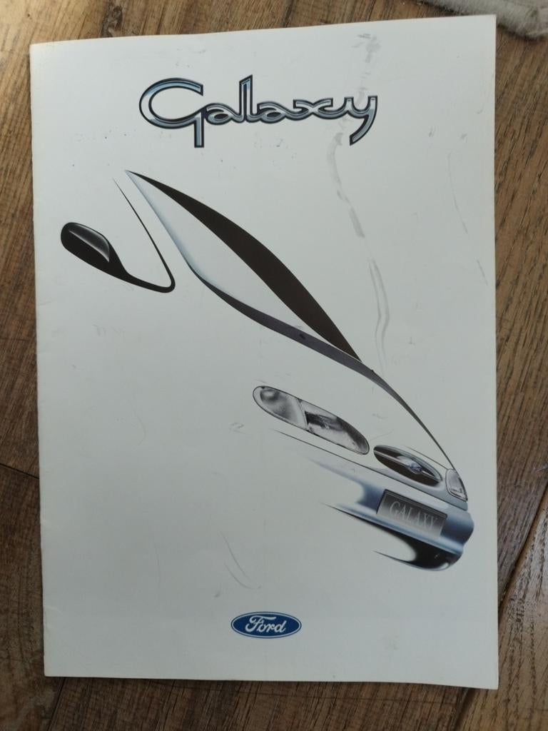 Ford Galaxy folder uit 1995, Gelezen, Ford, Ophalen of Verzenden, Ford