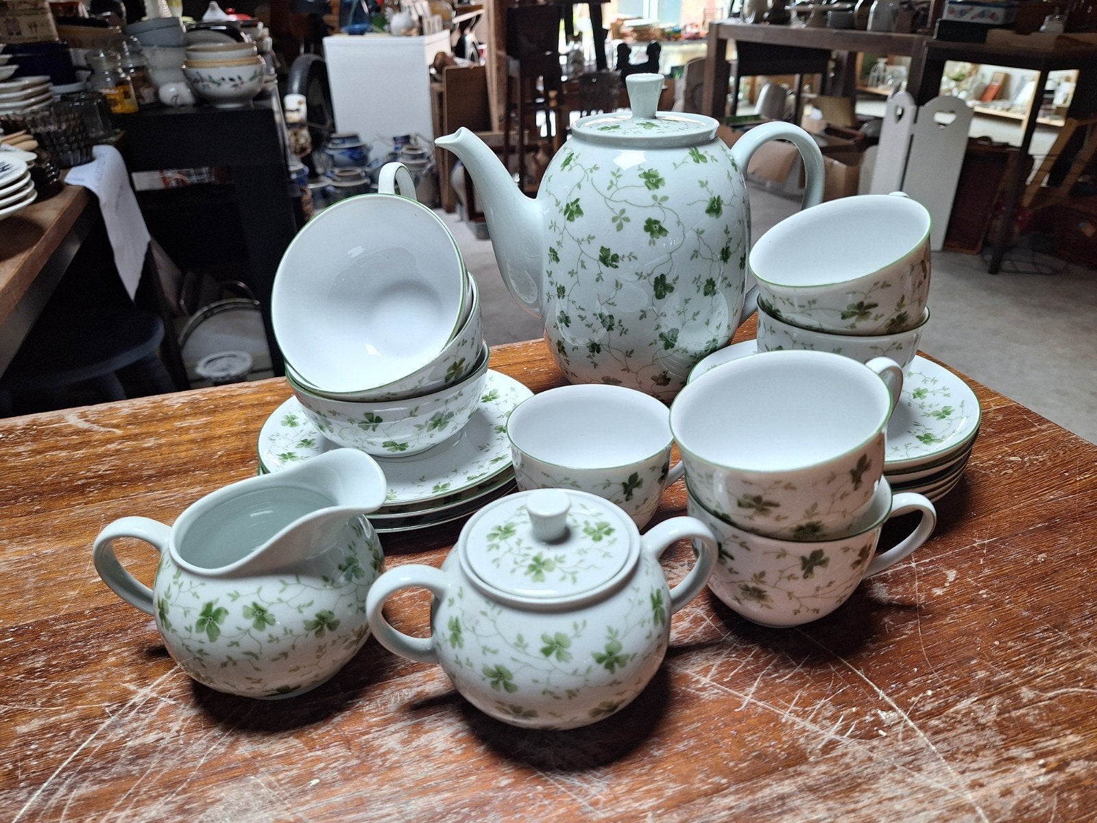 Vintage Arzberg servies Klavertjes, Klaver, Antiek en Kunst, Ophalen