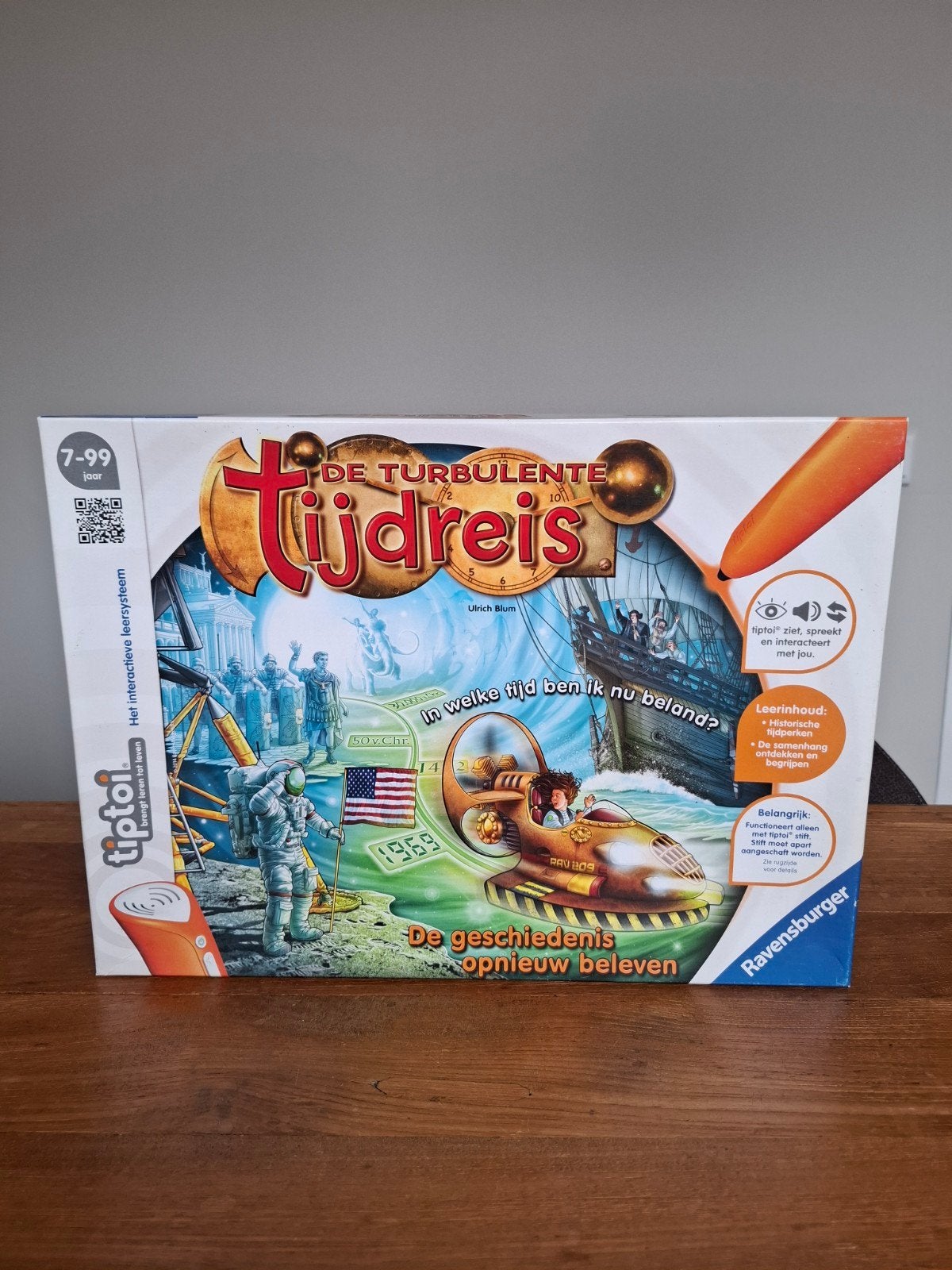 Tiptoi De Turbulente Tijdreis (excl. pen), Een of twee spelers, Ophalen of Verzenden, Zo goed als nieuw, Ravensburger