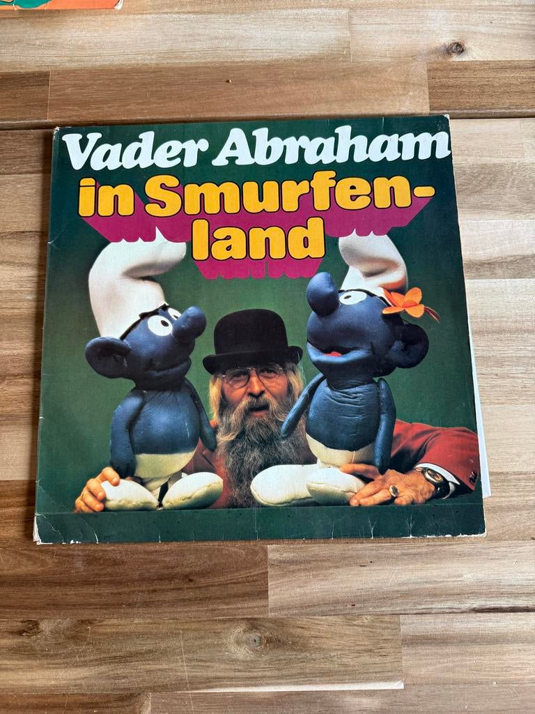 Vader Abraham in Smurfenland  LP, Verzamelen, Ophalen of Verzenden, Gebruikt, Verschillende Smurfen, Overige typen