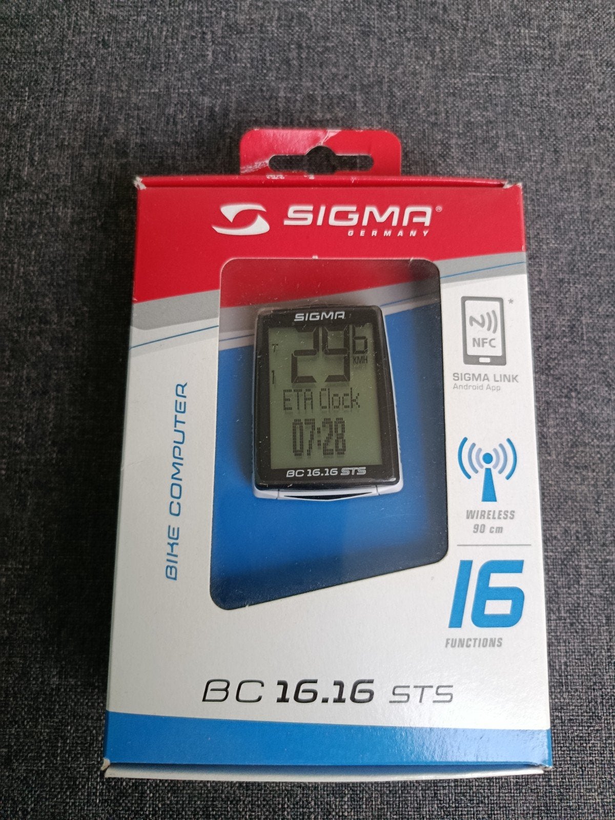 Sigma BC 16.16 STS Fietscomputer - Draadloos, Verzenden, Draadloos, Nieuw