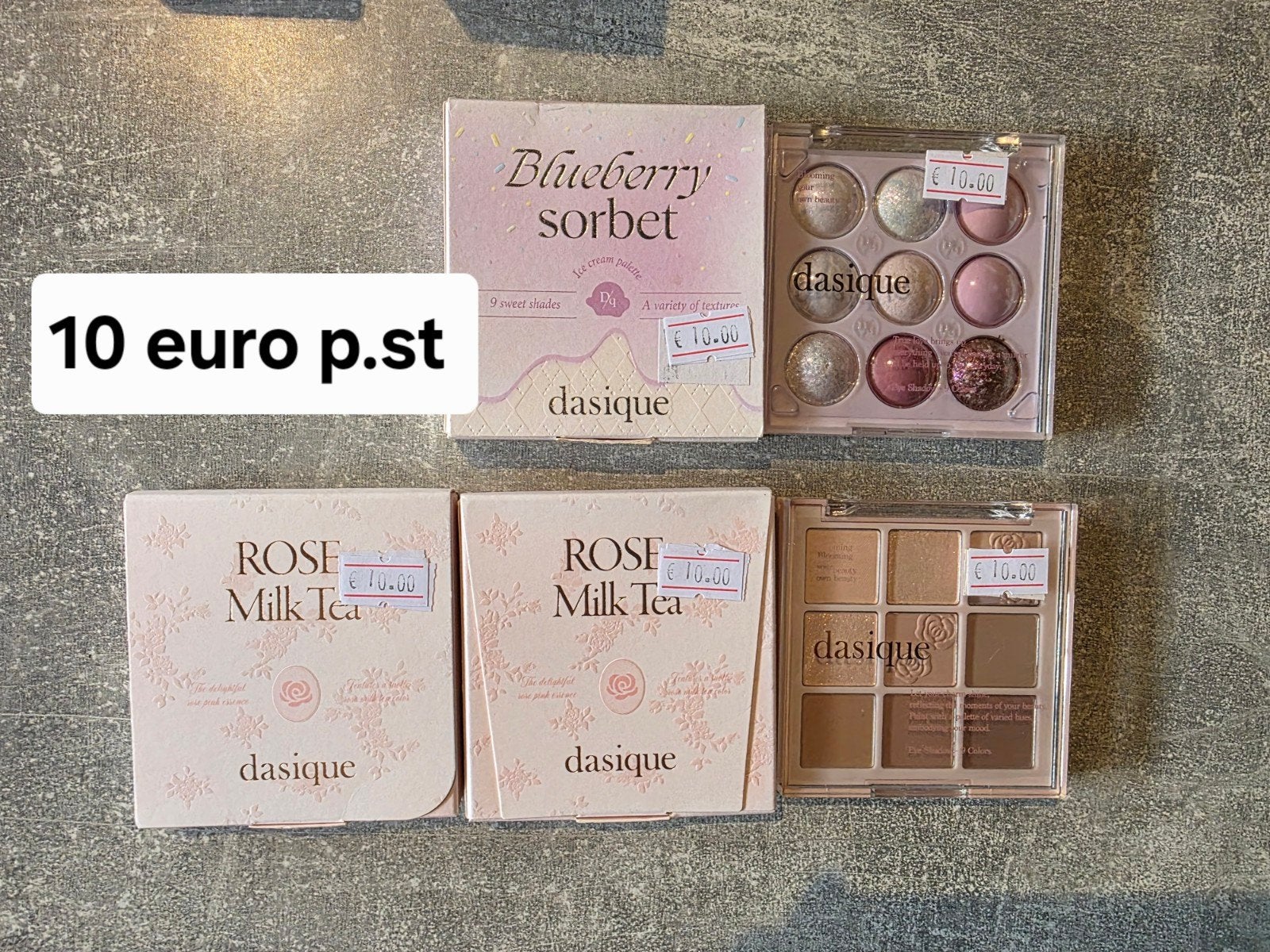 k-beauty Dasique Oogschaduw Paletten Blueberry Sorbet & Rose, Ogen, Onbekend, Nieuw, Ophalen of Verzenden