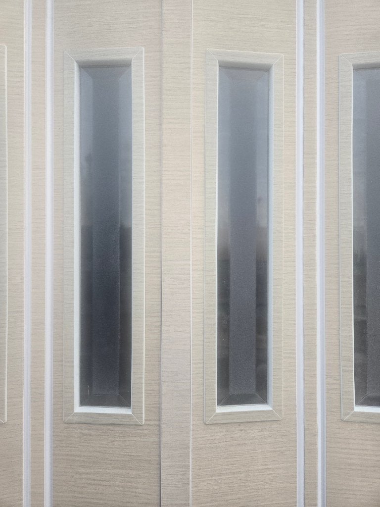 vouwdeur, Ophalen, Kunststof, Gebruikt, 80 tot 100 cm