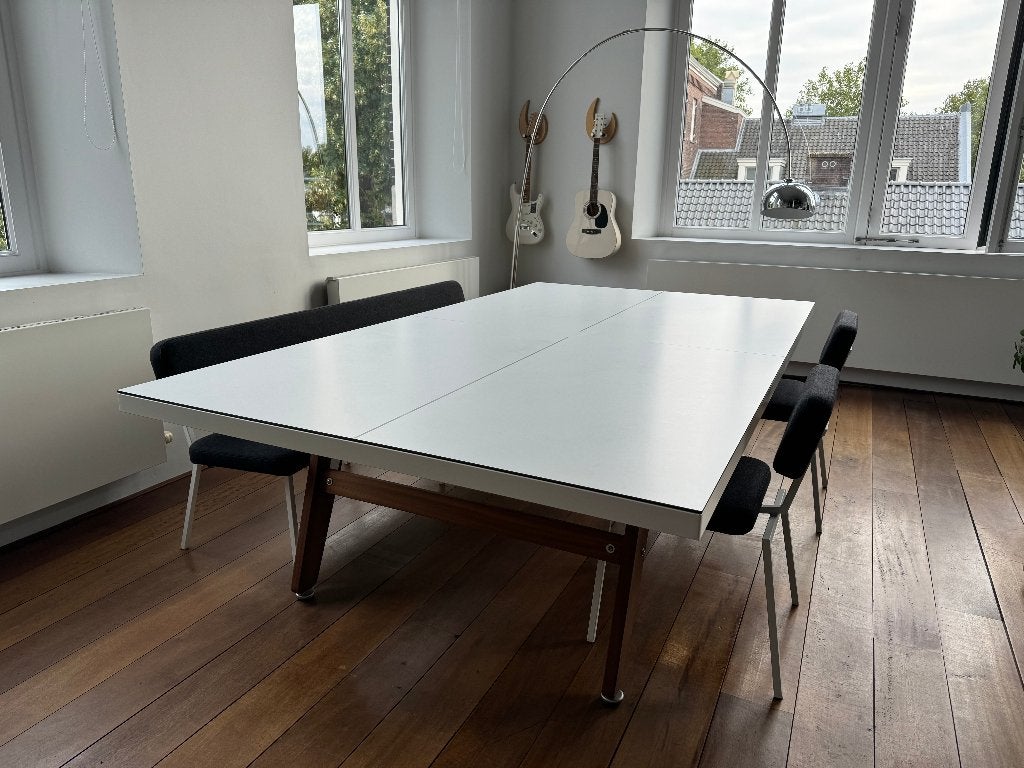 Prachtige design eettafel/pingpongtafel (RS Barcelona), Ophalen, 150 tot 200 cm, 200 cm of meer, Zo goed als nieuw