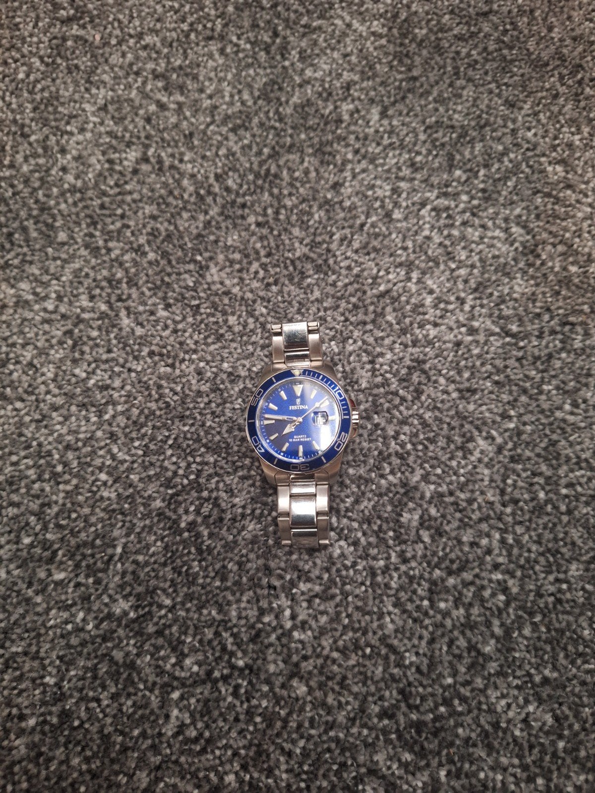Festina Herenhorloge F20523/3 - Blauw/Zilver, Verzenden, Staal, Polshorloge, Overige merken