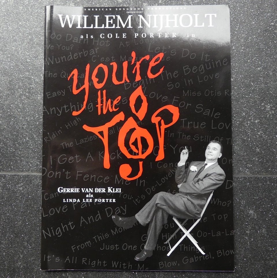 You're the Top programma Willem Nijholt Gerrie van der Klei, Ophalen of Verzenden, Zo goed als nieuw, Boek, Tijdschrift of Artikel