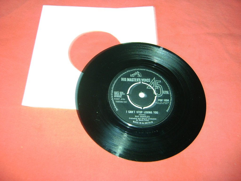 RAY CHARLES - I CAN'T STOP LOVING YOU, 7 inch, Ophalen of Verzenden, Zo goed als nieuw, Pop