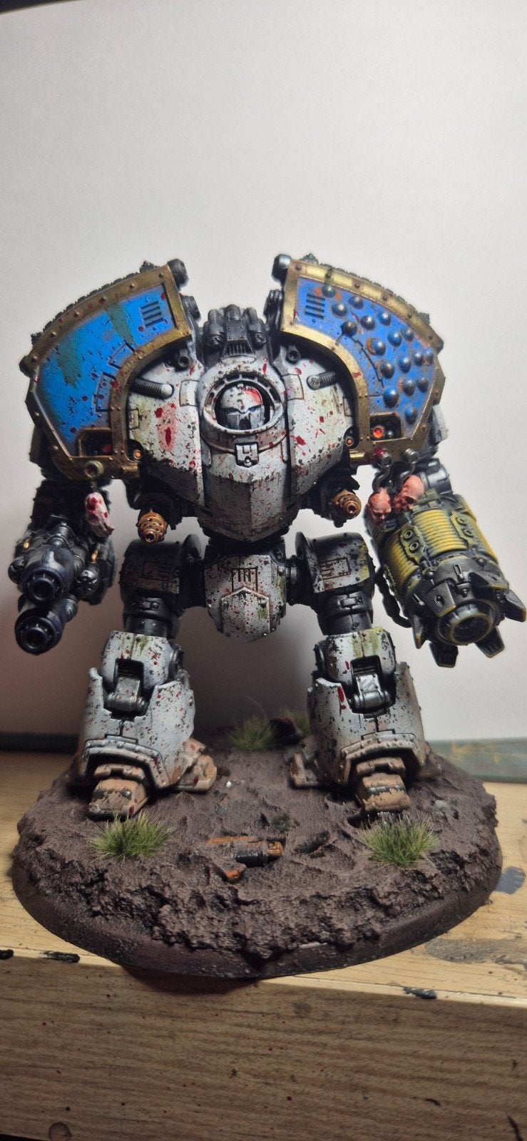 Warhammer horus heresy saturnine dreadnought world eaters, Hobby en Vrije tijd, Wargaming, Ophalen of Verzenden, Zo goed als nieuw