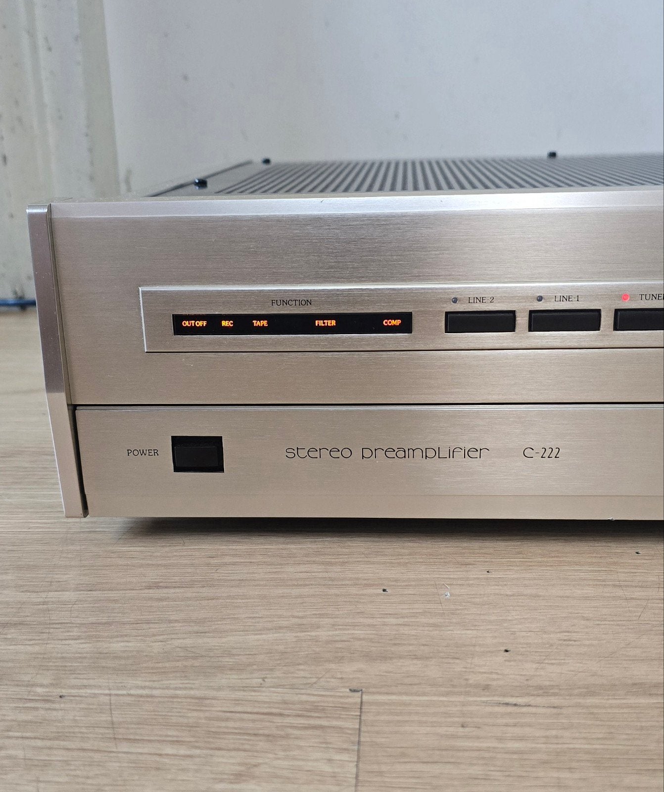 Accuphase C-222 Stereo Voorversterker - Vintage Hifi, Ophalen of Verzenden