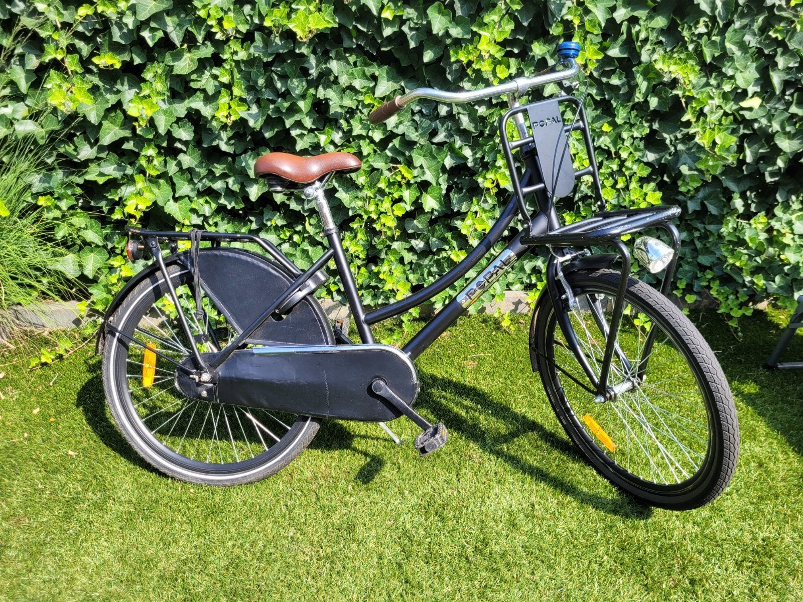 Popal Daily Dutch 24 inch meisjesfiets mat zwart, Fietsen en Brommers, Fietsen | Meisjes, Ophalen, Gebruikt, 24 inch, Popal