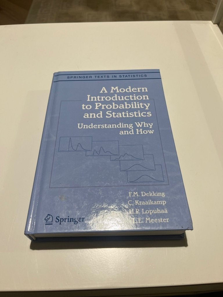 A Modern Introduction to Probability and Statistics, Boeken, Wetenschap, Gelezen, Natuurwetenschap, Ophalen of Verzenden