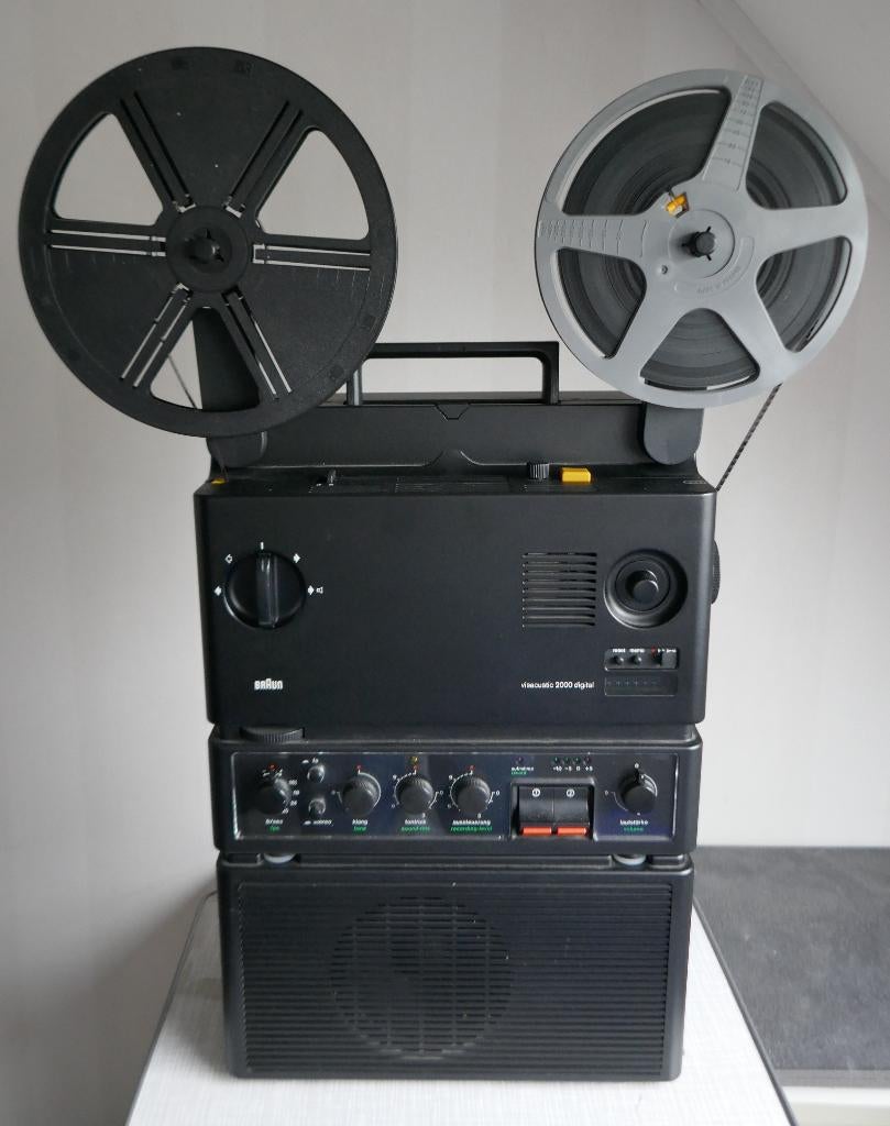 Braun Visacustic 2000 Super 8 (stereo)  geluids projector, Verzamelen, Ophalen, 1960 tot 1980, Projector