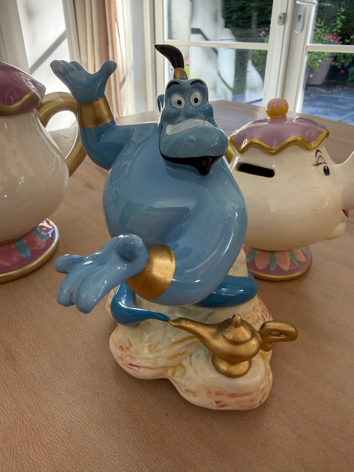 Disney Aladdin Genie  muziekdoos Schmid, Verzamelen, Ophalen of Verzenden, Overige figuren, Zo goed als nieuw, Beeldje of Figuurtje