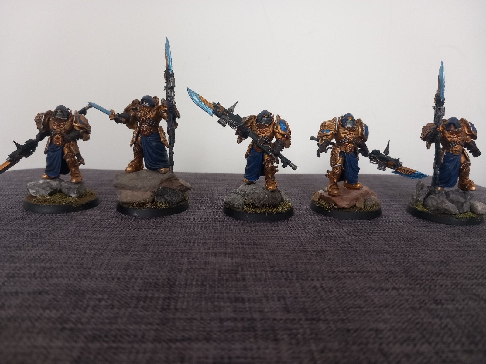 Custodes Wardens - Warhammer 40K Figuren, Hobby en Vrije tijd, Ophalen of Verzenden, Zo goed als nieuw, Groter dan 1:35, Figuur of Figuren