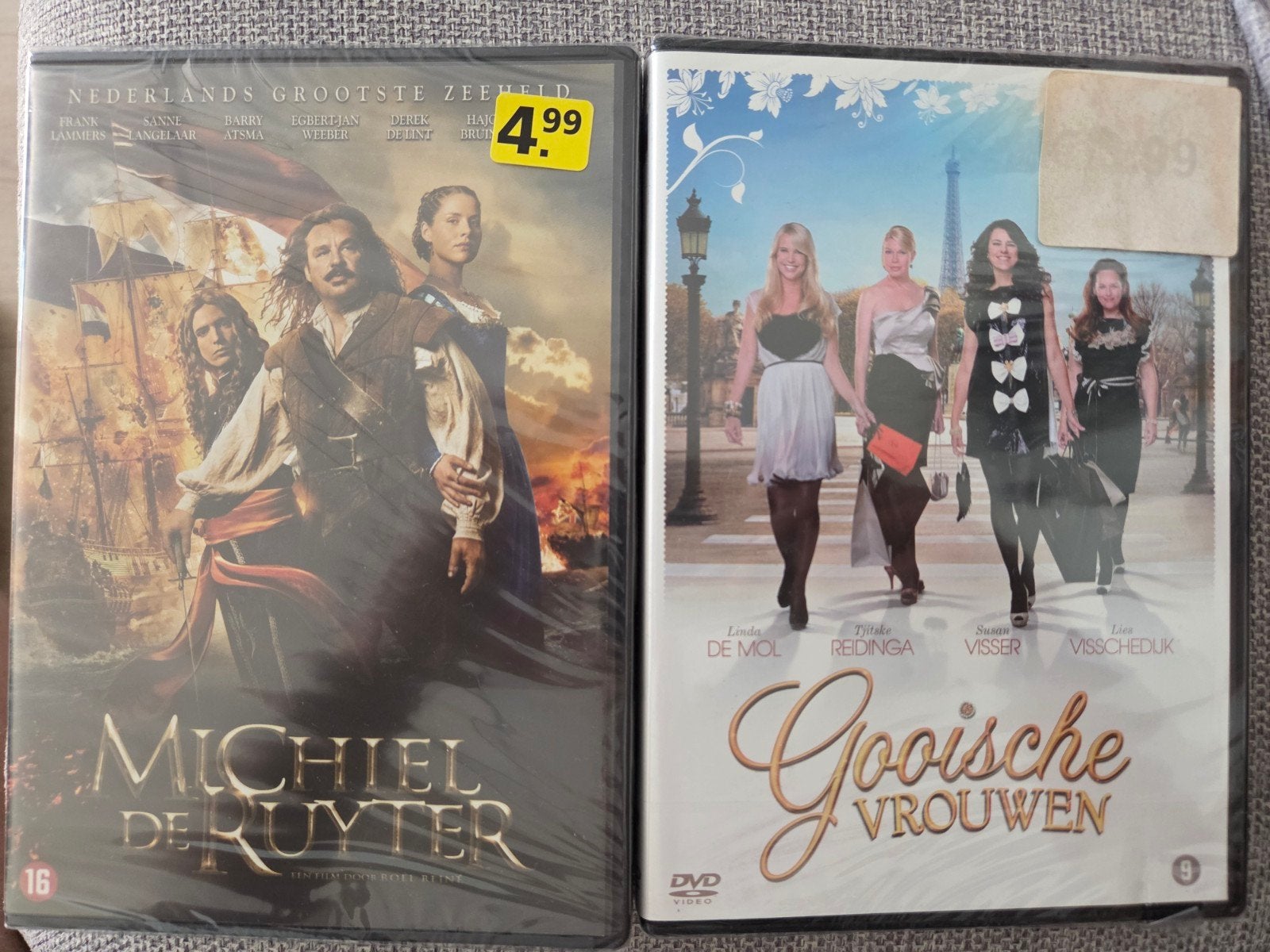 Michiel de Ruyter & Gooische Vrouwen DVD's (nieuw), Vanaf 16 jaar, Nederlands, Nieuw in verpakking, Inclusief doosje