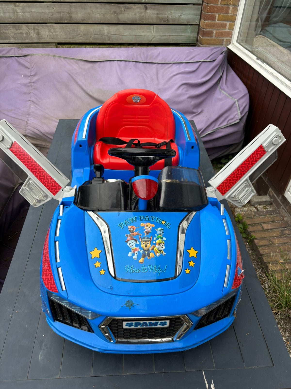 Paw Patrol E-Cruiser met nieuwe accu!, Ophalen