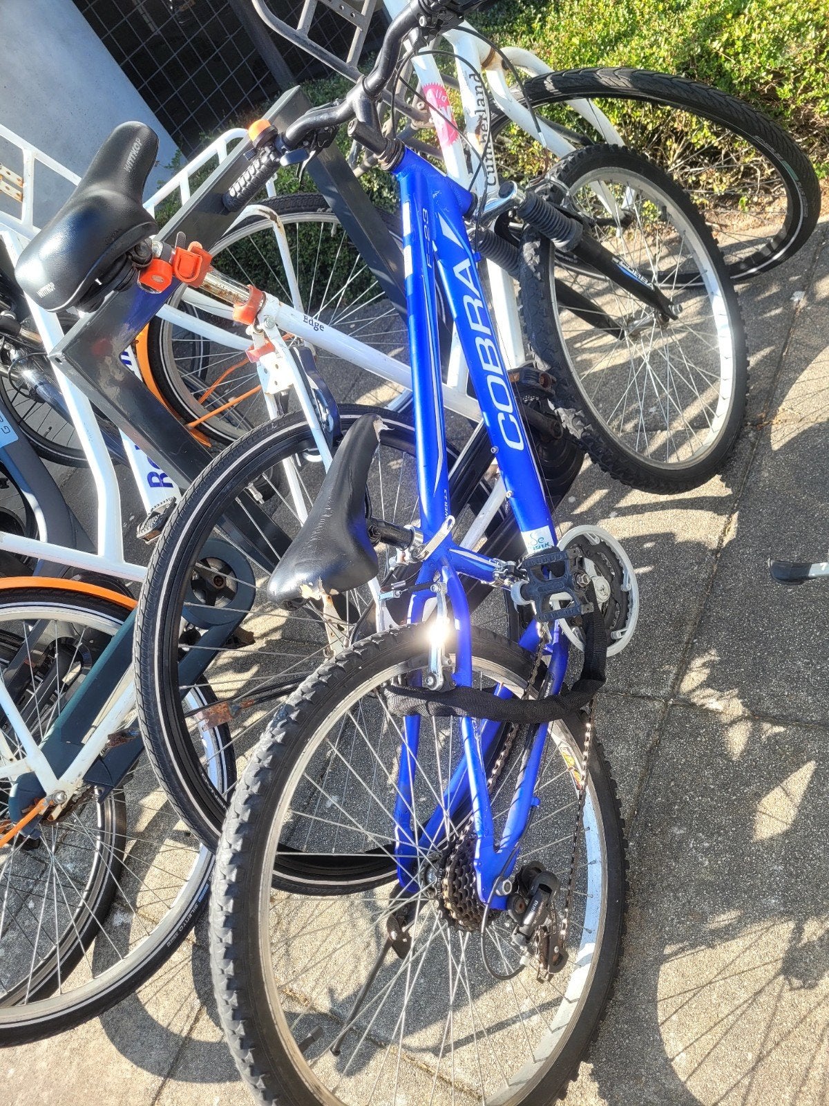 Blauwe Cobra Fiets - Gebruikt, Fietsen en Brommers, Fietsen | Heren | Herenfietsen, Gebruikt, Overige merken, Ophalen
