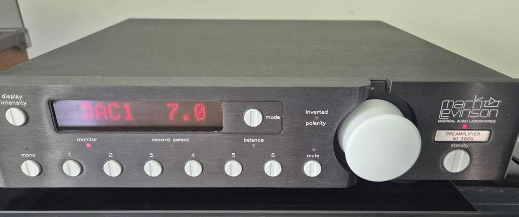 Mark Levinson No. 380S Voorversterker, geserviced., Overige merken, Ophalen of Verzenden, Zo goed als nieuw, Minder dan 60 watt