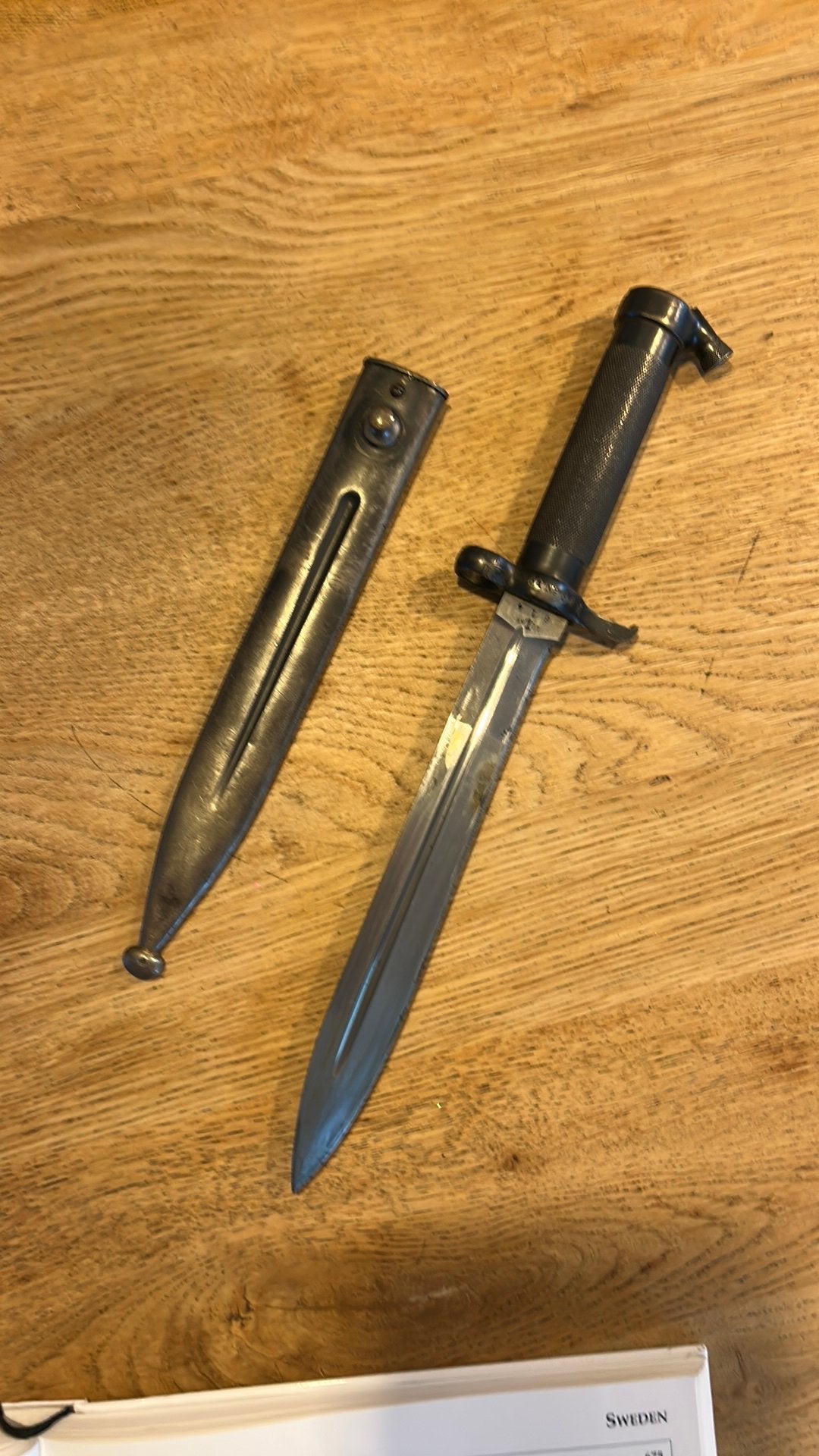 Zweedse M1896 bajonet (SE2601), Verzenden, Landmacht, Overige gebieden, Mes of Dolk