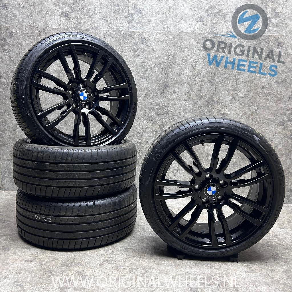 19 inch originele velgen + zomerbanden BMW 3 4 serie 403 M, 19 inch, Gebruikt, Banden en Velgen, Ophalen of Verzenden