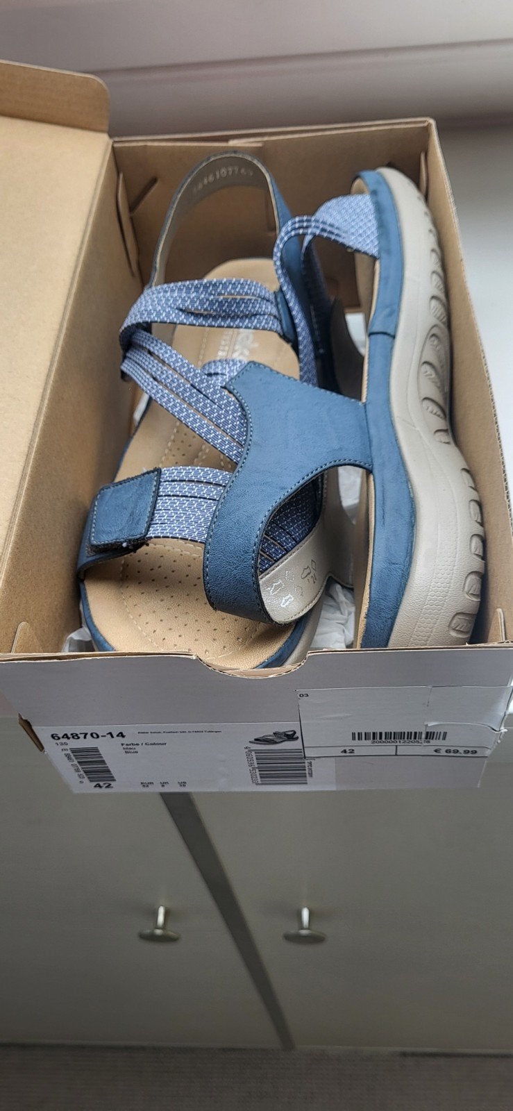 Nieuwe sandalen, Kleding | Dames, Schoenen, Blauw, Nieuw, Rieker, Sandalen of Muiltjes