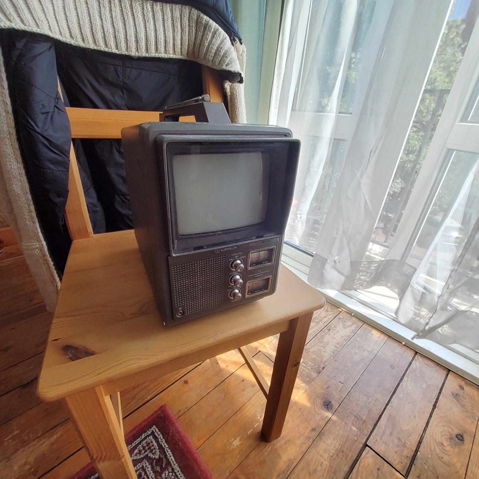 Orion Color 8501 draagbare tv/radio - Vintage Japan, Ophalen of Verzenden, Gebruikt, Minder dan 40 cm, Overige merken