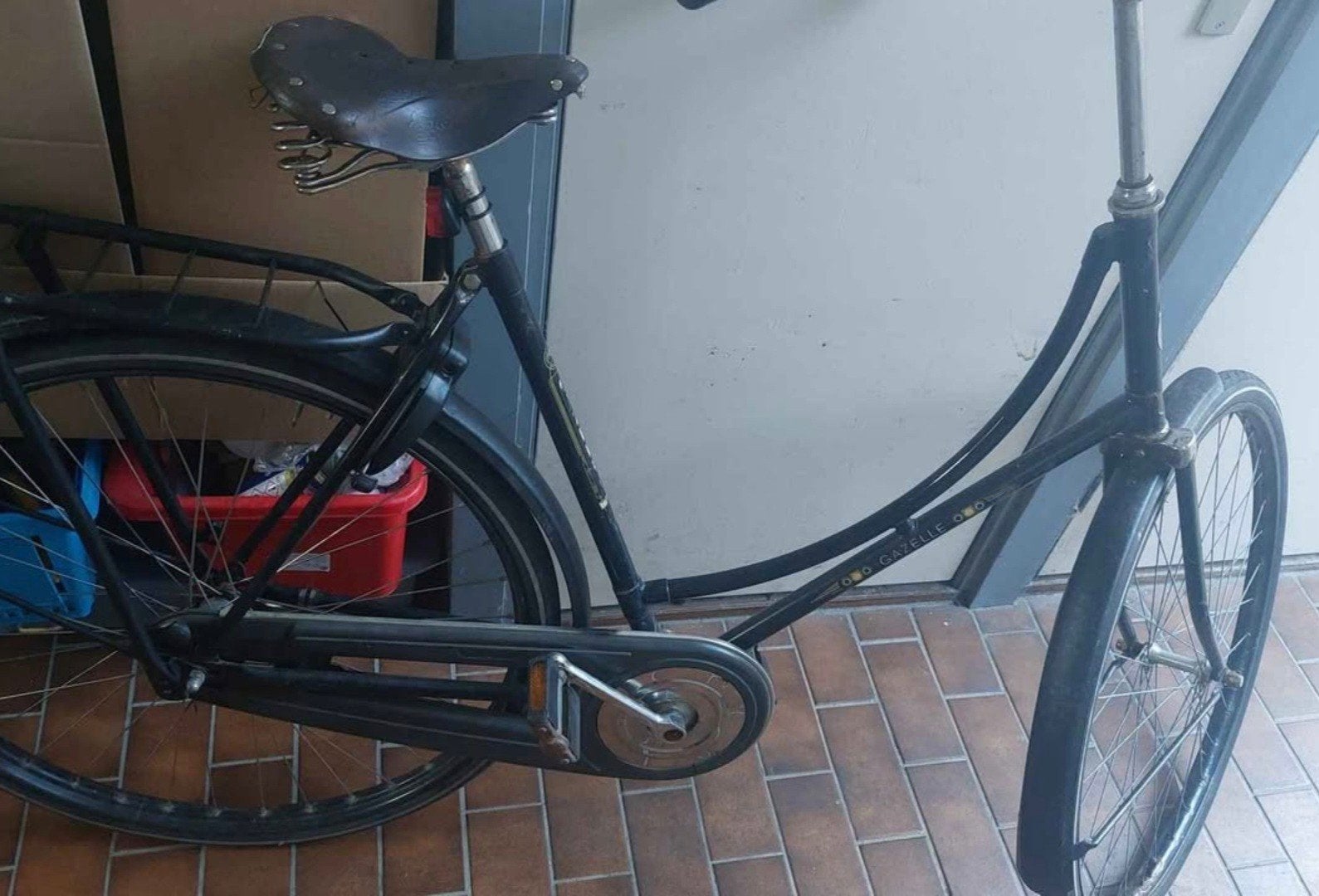 Gazelle weduwe fiets, Ophalen, Gebruikt