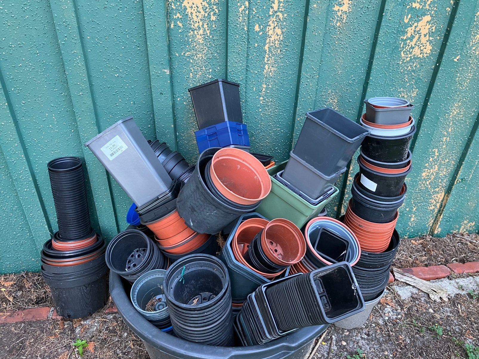Bloempotten/kweekpoten, Tuin en Terras, Ophalen, Kunststof, Rond, Minder dan 40 cm