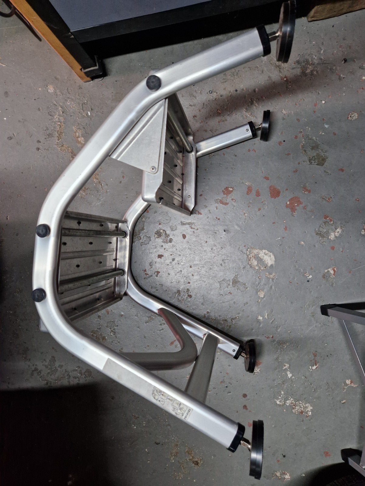 Haba Darwin aluminium dubbele opstap, Ophalen, Gebruikt