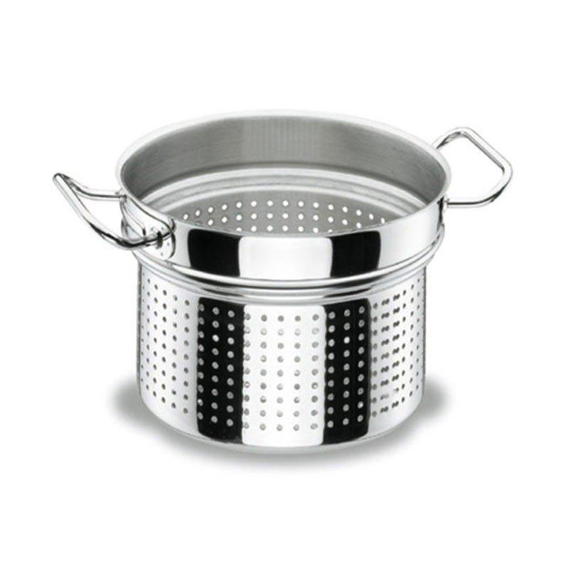 Nieuw Stoom- Pasta inzet Ø24cm  Lacor Profi 9,5L inox, OP=OP, Ophalen, Pot, Bus of Blik, Nieuw, Rvs