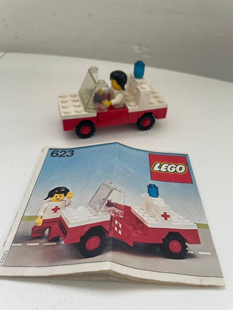 Lego 623 doktersauto - medic's car, Inclusief instructies, Gebruikt, Lego, Ophalen of Verzenden