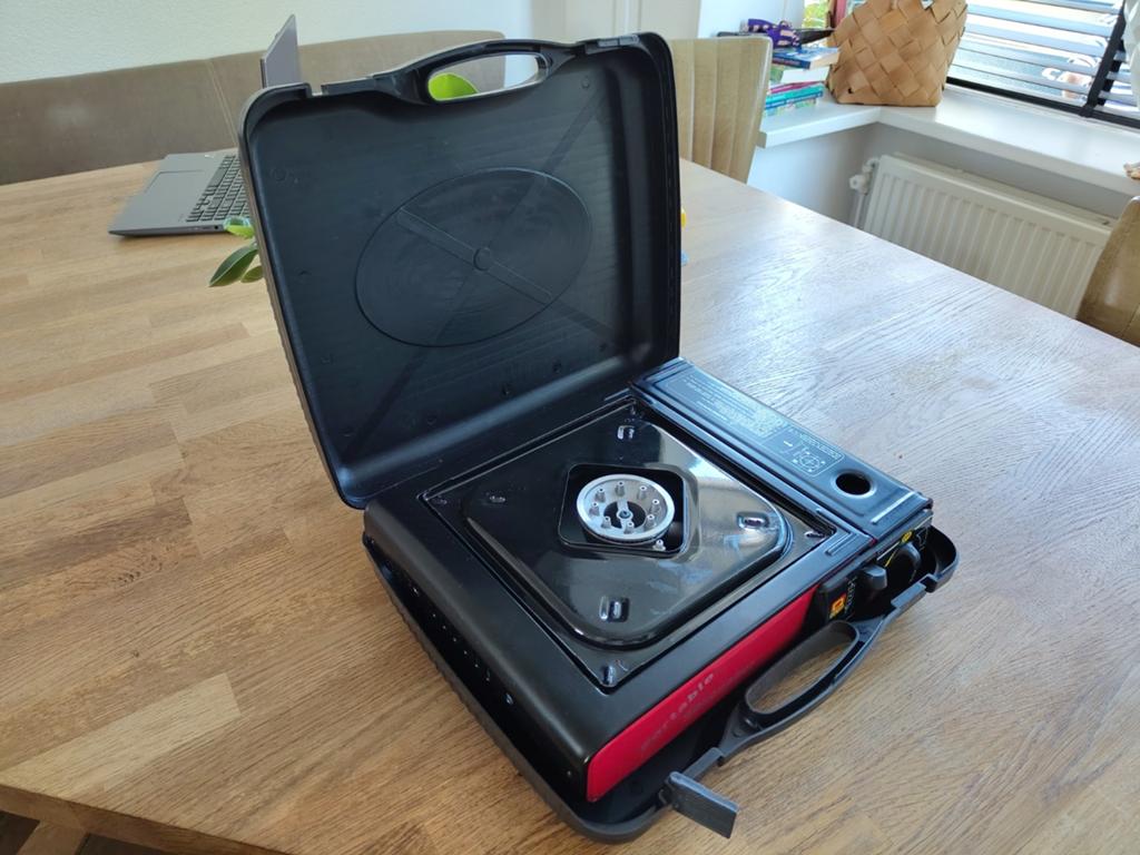 Draagbaar gasfornuis - Ideaal voor camping en buiten, Witgoed en Apparatuur, Fornuizen, Ophalen, 3 kookzones of minder, Zo goed als nieuw