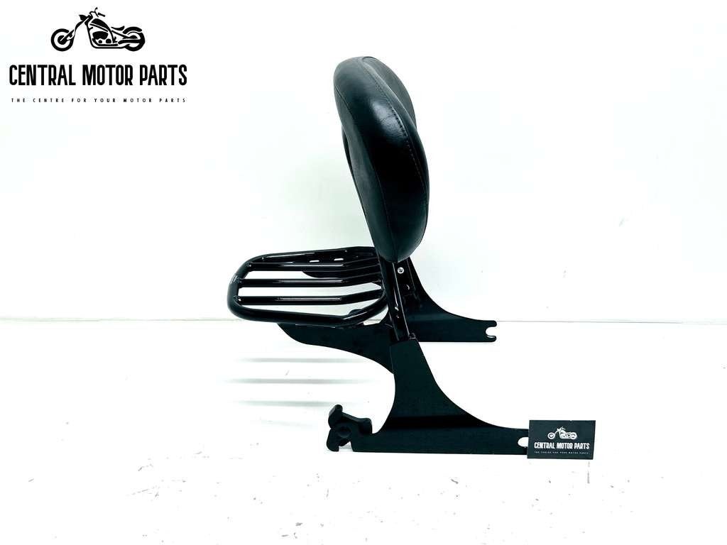 Zwarte afneembare Sissy Bar met Bagagerek Fat Boy 2007-2017, Motoren, Niet ingevuld, Gebruikt, Niet ingevuld, Ophalen of Verzenden