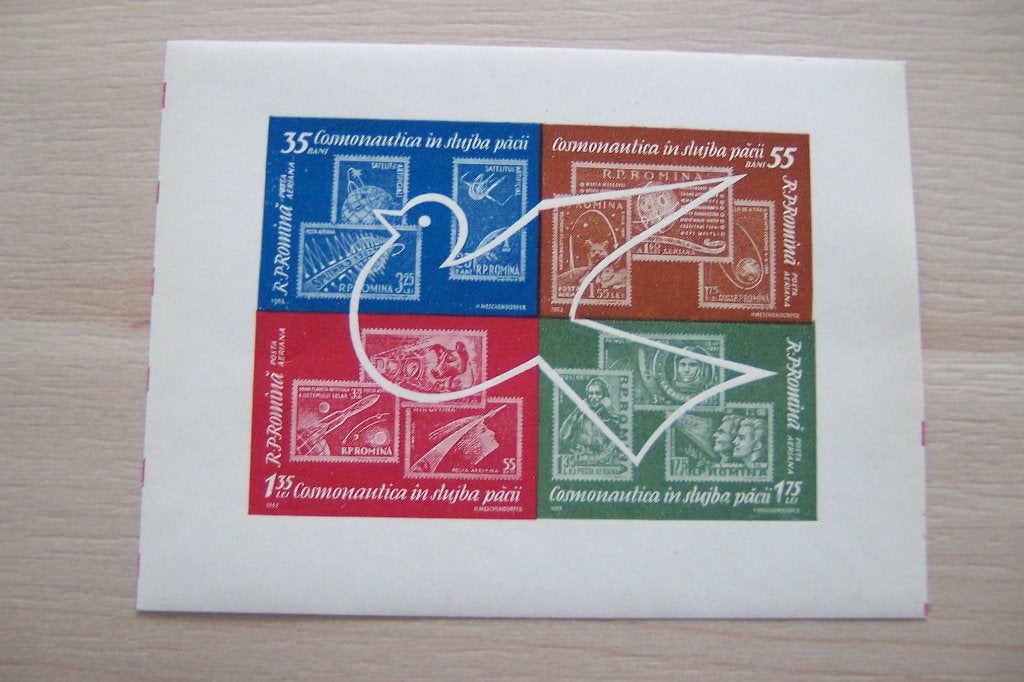 Ruimtevaart Roemenië / Posta Romana, postfris, ongetand (42), Ophalen of Verzenden, Postfris, Overige thema's