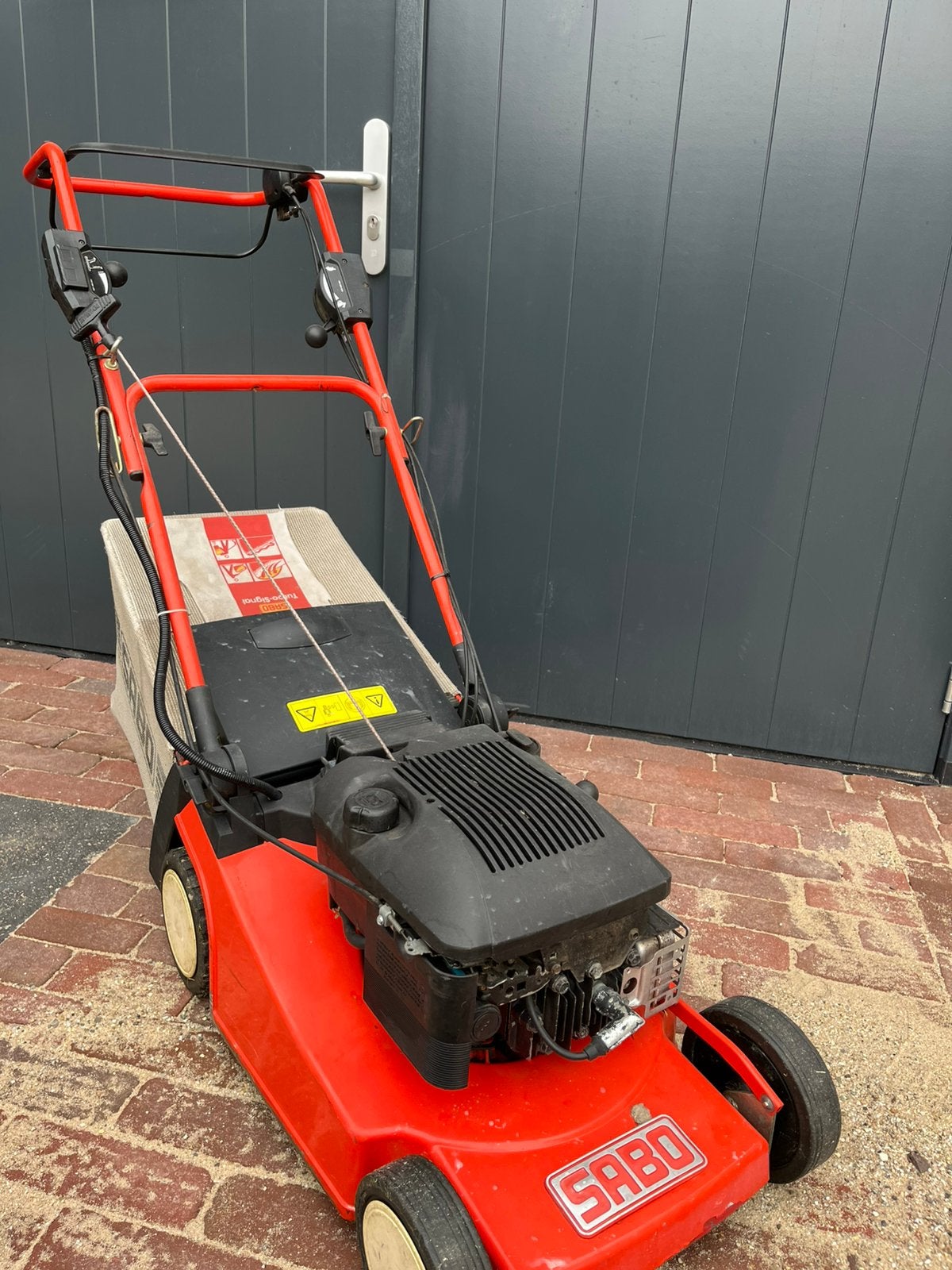 Sabo grasmaaier, Ophalen, Cirkelmaaier, Gebruikt, 40 t/m 49 cm