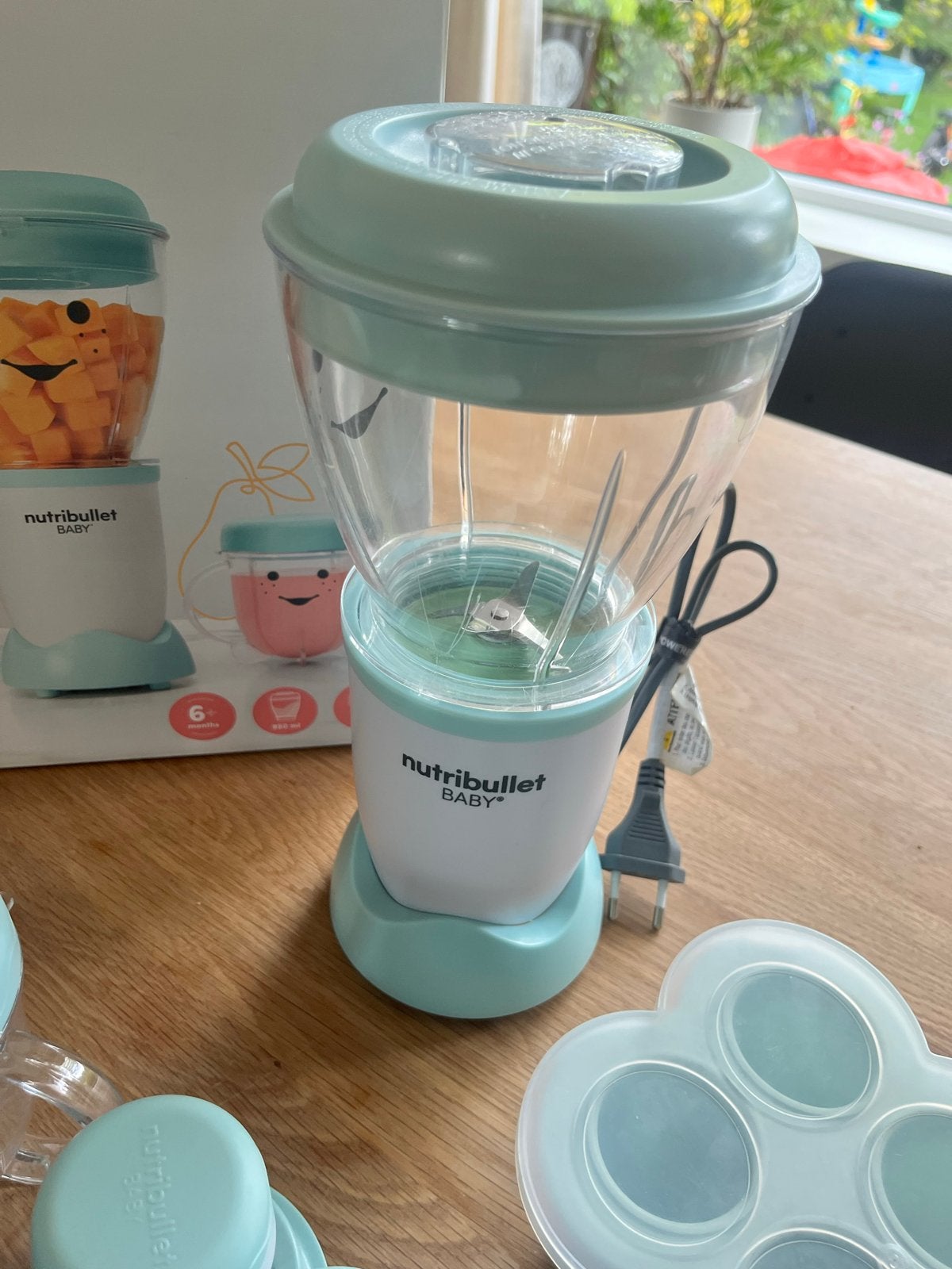Nutribullet Baby Food Maker - Complete Set, Ophalen, Zo goed als nieuw, Vaatwasserbestendig, Minder dan 1 liter