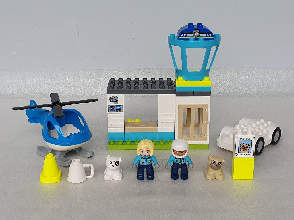 Lego Duplo 10959: Politiebureau en Helikopter, Kinderen en Baby's, Speelgoed | Duplo en Lego, Ophalen of Verzenden, Gebruikt, Duplo