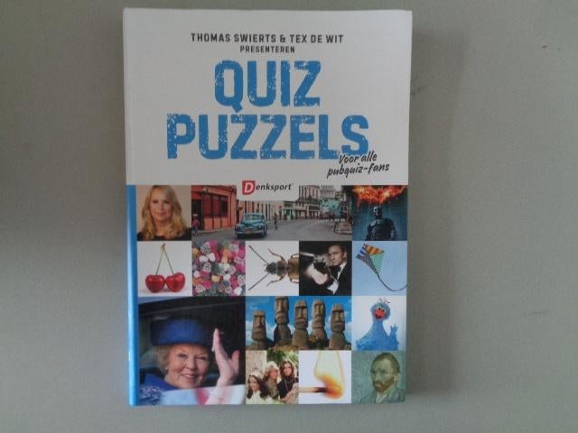 Quiz puzzels voor pubquiz-fans / Thomas Swierts & Tex de Wit, Boeken, Thomas Swierts & Tex de Wit, Ophalen of Verzenden, Zo goed als nieuw
