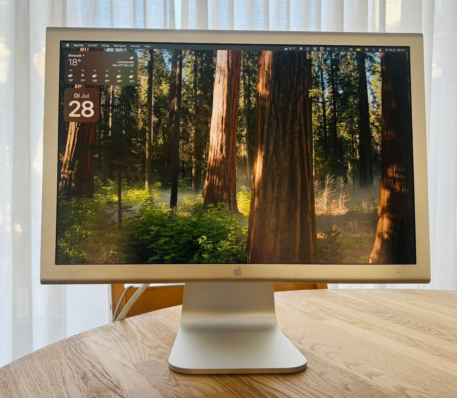 Apple Cinema Display 20” monitor, incl. HDMI-adapter, Computers en Software, Monitoren, Ophalen, Gebruikt, Onbekend, DVI