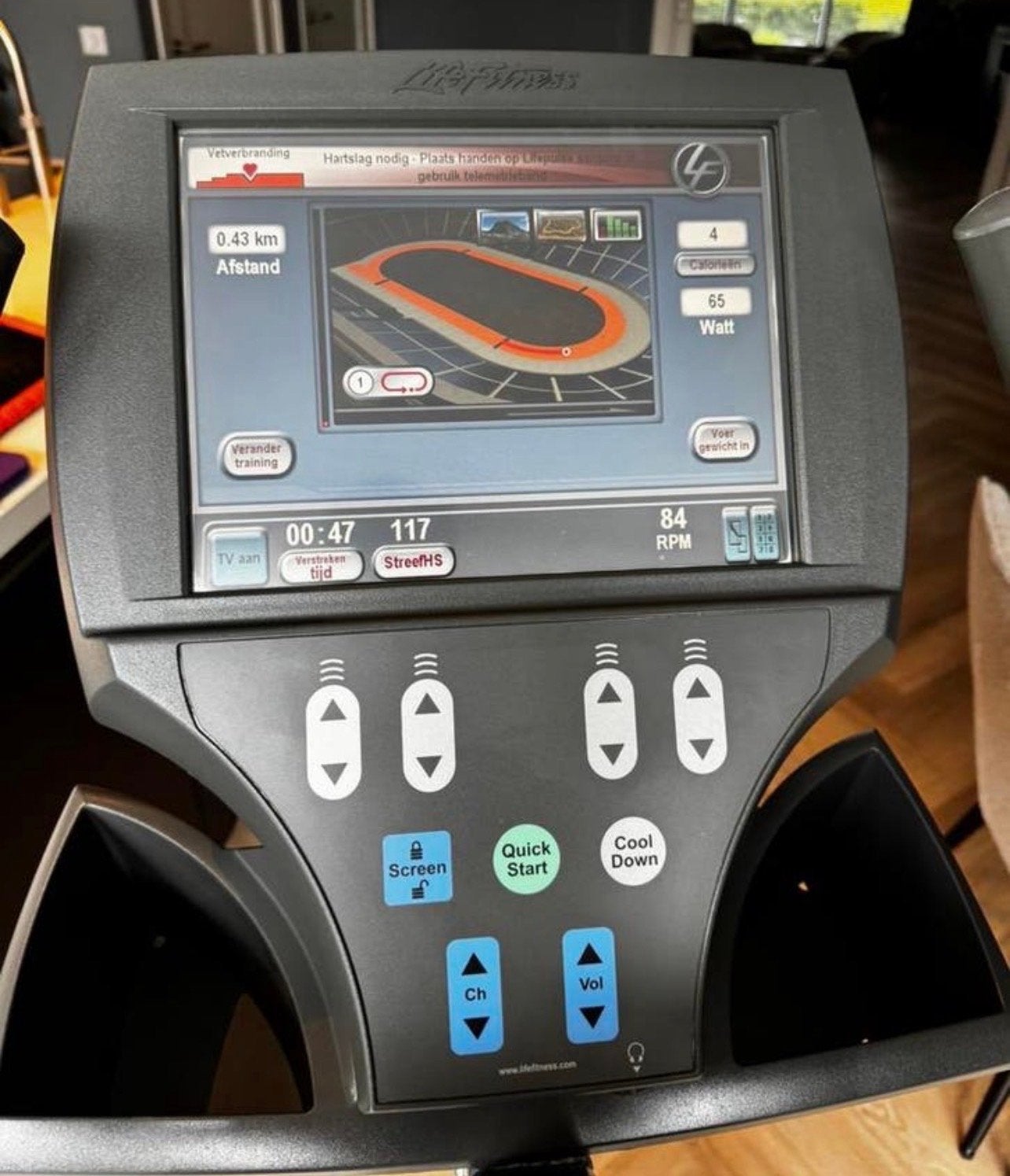 Life Fitness 95Ce Hometrainer - Professionele Kwaliteit, Ophalen, Zo goed als nieuw, Metaal, Benen