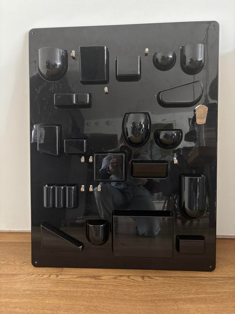 Vitra Uten.Silo 1 wandorganizer zwart, Ophalen, Kunststof, Modern, Gebruikt