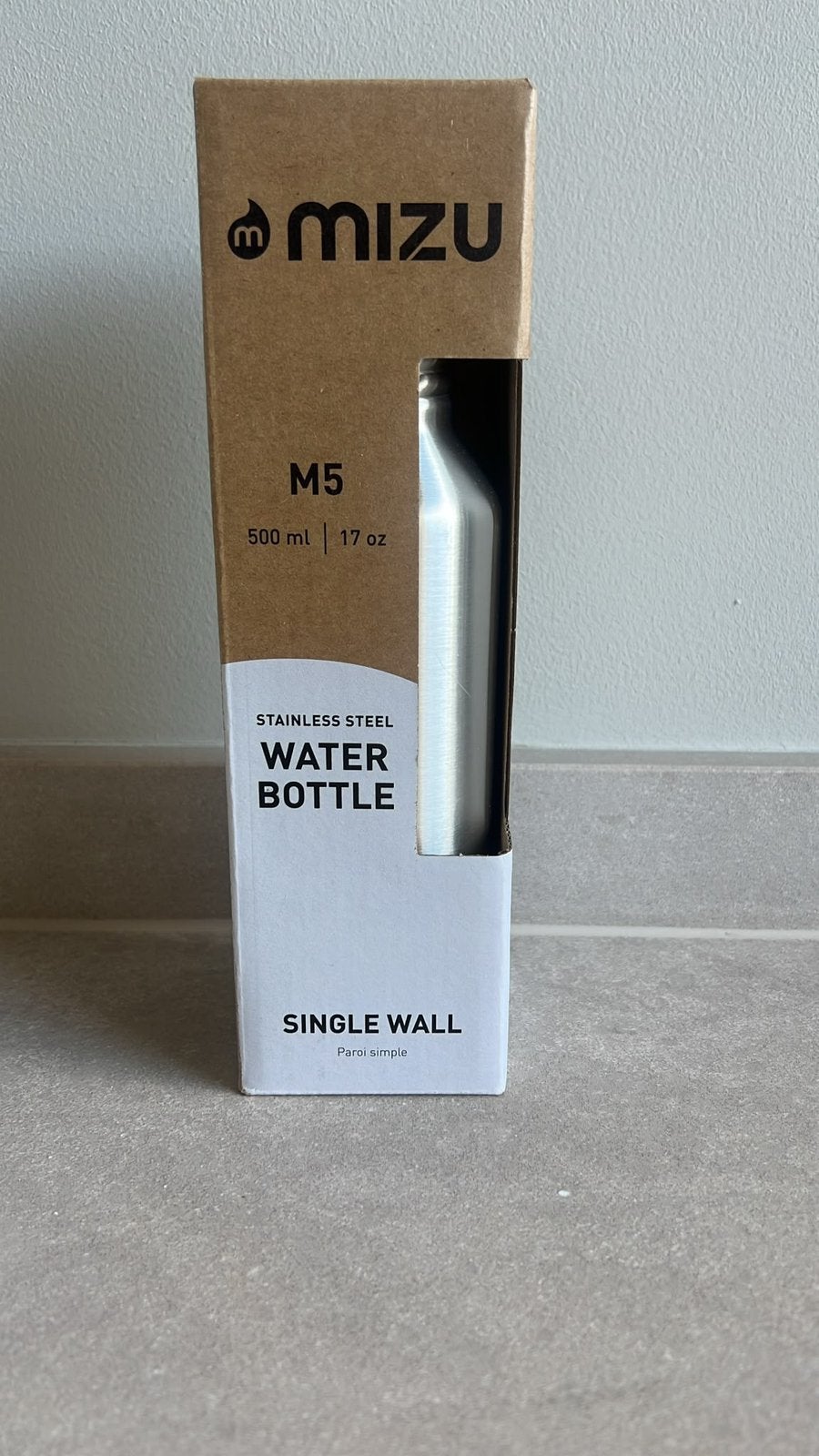 Mizu M5 RVS waterfles nieuw in doos, Ophalen of Verzenden, Nieuw