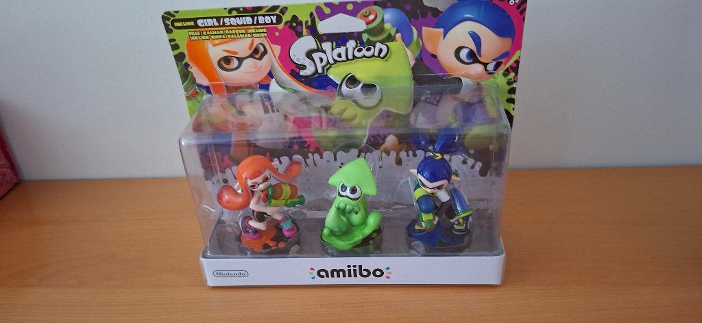NIEUW: Amiibo Girl Squid Boy, Avontuur en Actie, 1 speler, Nieuw, Ophalen of Verzenden
