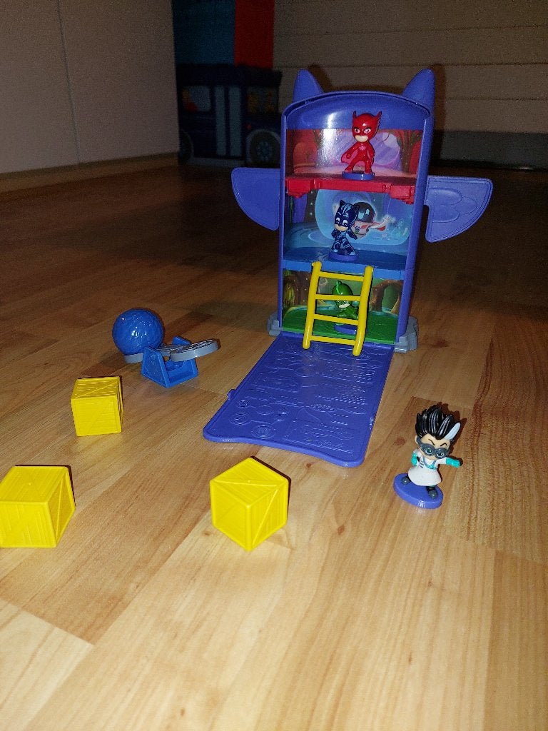 PJ Masks speelset hoofdkwartier, Kinderen en Baby's, Ophalen of Verzenden, Zo goed als nieuw