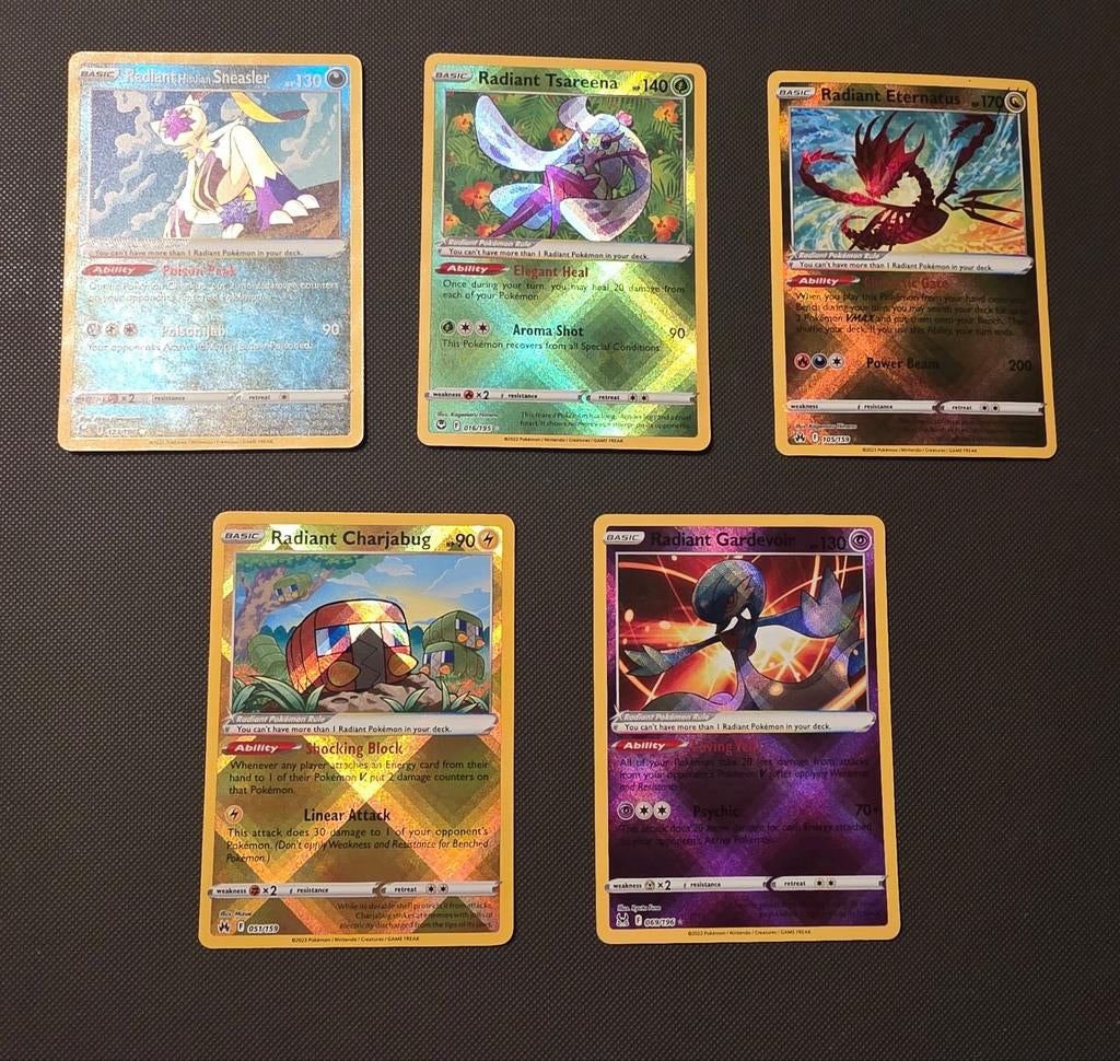 Radiant pokemon kaarten set, Ophalen of Verzenden, Meerdere kaarten